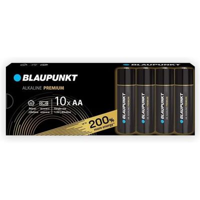 Non communiqué BLAUPUNKT piles AA alcalines PREMIUM, paquet de 10 - Publicité Non communiqué BLAUPUNKT piles AA alcalines PREMIUM, paquet de 10 - Publicité