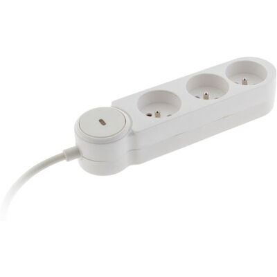 Non communiqué Zenitech - Bloc multiprise Iota 3x16A + interrupteur - Blanc - Publicité Non communiqué Zenitech - Bloc multiprise Iota 3x16A + interrupteur - Blanc - Publicité