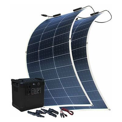 Non communiqué Revolt : Batterie nomade 455 Ah et convertisseur solaire HSG-1150 + 2 panneaux 100 W - Publicité Non communiqué Revolt : Batterie nomade 455 Ah et convertisseur solaire HSG-1150 + 2 panneaux 100 W - Publicité