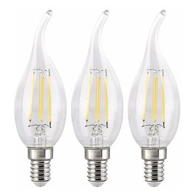 Luminea - LED Filament Bougie E14 - 3-pack - Ampoule - Publicité Luminea - LED Filament Bougie E14 - 3-pack - Ampoule - Publicité