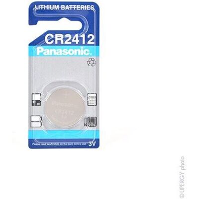 Pile bouton lithium Panasonic CR2412 3V - Batterie bouton - Publicité Pile bouton lithium Panasonic CR2412 3V - Batterie bouton - Publicité