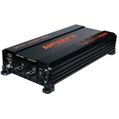 Antarion convertisseur pure sinus 3000w 12v/230v camping frigo ordinateur - Publicité Antarion convertisseur pure sinus 3000w 12v/230v camping frigo ordinateur - Publicité