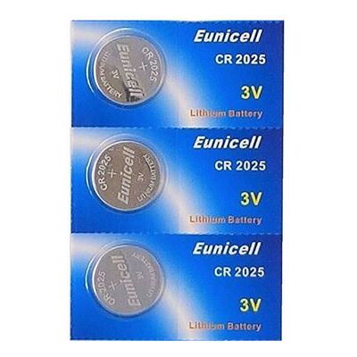 Non communiqué 3 Piles Bouton Eunicell CR2025 - Pile Lithium 3V - Publicité Non communiqué 3 Piles Bouton Eunicell CR2025 - Pile Lithium 3V - Publicité