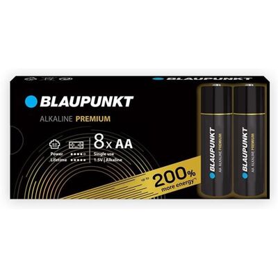 Non communiqué BLAUPUNKT paquet de 8 piles AA alcalines PREMIUM - Publicité Non communiqué BLAUPUNKT paquet de 8 piles AA alcalines PREMIUM - Publicité