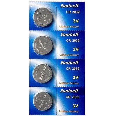Non communiqué 4 Piles Bouton Eunicell CR2032 - Pile Lithium 3V - Publicité Non communiqué 4 Piles Bouton Eunicell CR2032 - Pile Lithium 3V - Publicité