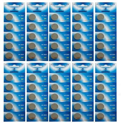 Non communiqué Lot de 50 Piles bouton plates lithium type CR2032 3V - Visiodirect - - Publicité Non communiqué Lot de 50 Piles bouton plates lithium type CR2032 3V - Visiodirect - - Publicité