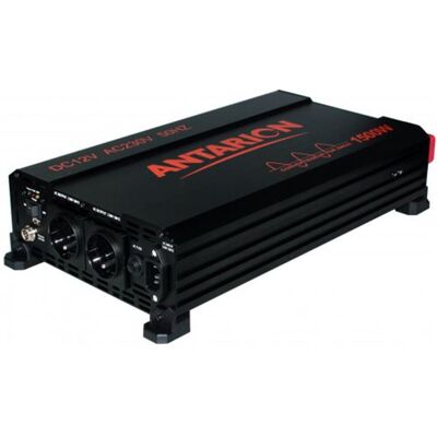 ANTARION Convertisseur de tension Pur Sinus 1500W 12V/230V Camping-Car - Publicité ANTARION Convertisseur de tension Pur Sinus 1500W 12V/230V Camping-Car - Publicité