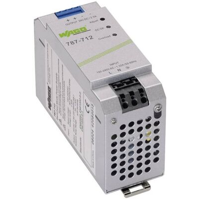 Wago 787-712 unité d'alimentation d'énergie 60 W Gris - Unités d'alimentation d'énergie (60 W, 85-264 V, 47-63 Hz, ≤ 0.7 A (230 VAC); ≤ 1.2 A (115 VAC), Passif, 20 ms) - Publicité Wago 787-712 unité d'alimentation d'énergie 60 W Gris - Unités d'alimentation d'énergie (60 W, 85-264 V, 47-63 Hz, ≤ 0.7 A (230 VAC); ≤ 1.2 A (115 VAC), Passif, 20 ms) - Publicité