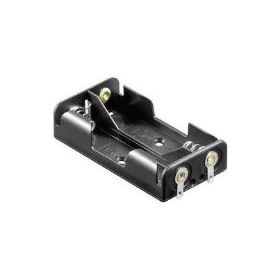 Support pile 2x R6 (AA) Goobay 46552 connexion à souder (L x l x h) 58 x 32 x 14.5 mm Noir - Publicité Support pile 2x R6 (AA) Goobay 46552 connexion à souder (L x l x h) 58 x 32 x 14.5 mm Noir - Publicité