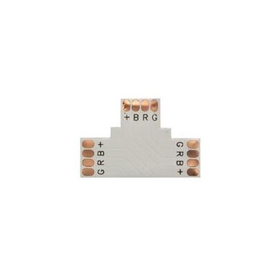 Connecteur pcb flexible - forme t - 10 mm - couleur rvb velleman lcon22 - Publicité Connecteur pcb flexible - forme t - 10 mm - couleur rvb velleman lcon22 - Publicité