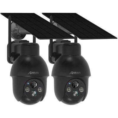 ANRAN - Q03 - Sécurité extérieure - Alimentée par panneau solaire - Caméra de surveillance - Publicité ANRAN - Q03 - Sécurité extérieure - Alimentée par panneau solaire - Caméra de surveillance - Publicité