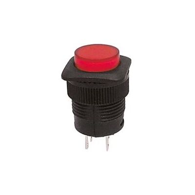 Velleman Interrupteur poussoir marche-arrêt avec LED rouge - Type de produit - Publicité Velleman Interrupteur poussoir marche-arrêt avec LED rouge - Type de produit - Publicité
