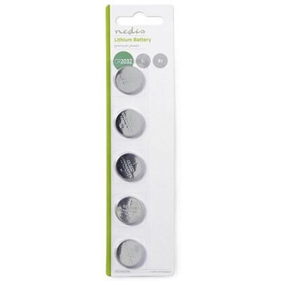 Non communiqué Pile-Bouton au Lithium CR2032 3 V 5 pièces Blister - Publicité Non communiqué Pile-Bouton au Lithium CR2032 3 V 5 pièces Blister - Publicité