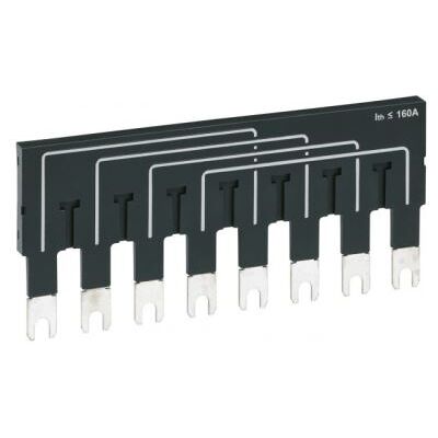 Hager Barre de pontage 2x4P 160A (HZI401) - Publicité Hager Barre de pontage 2x4P 160A (HZI401) - Publicité