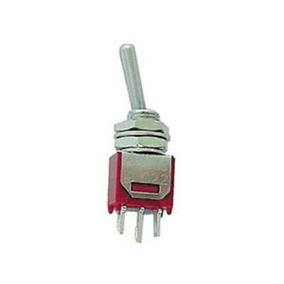 Interrupteur à bascule vertical subminiature Velleman SPDT on-on - Type PCB - Publicité Interrupteur à bascule vertical subminiature Velleman SPDT on-on - Type PCB - Publicité