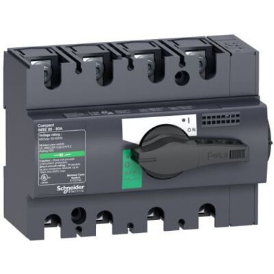 Schneider Compact INSE80 - interrupteur - 40A - 4P - à poignée noire - Publicité Schneider Compact INSE80 - interrupteur - 40A - 4P - à poignée noire - Publicité