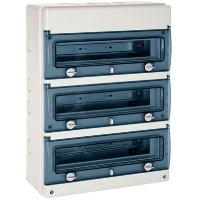 Non communiqué Solera - Coffret étanche IP65 48 modules 3 rangées - Publicité Non communiqué Solera - Coffret étanche IP65 48 modules 3 rangées - Publicité