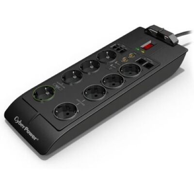 Non communiqué Multiprise Nitram BS-080PRG 8 PRISES+ 2USB RJ11 1E/2S RJ45 1E/1S COAX 1E/1S GREEN POWER NOIR - Publicité Non communiqué Multiprise Nitram BS-080PRG 8 PRISES+ 2USB RJ11 1E/2S RJ45 1E/1S COAX 1E/1S GREEN POWER NOIR - Publicité