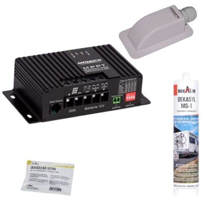 Non communiqué Pack ANTARION Kit de pose solaire avec Régulateur de Charge MPPT 320W 20A Meilleur rendement - Publicité Non communiqué Pack ANTARION Kit de pose solaire avec Régulateur de Charge MPPT 320W 20A Meilleur rendement - Publicité