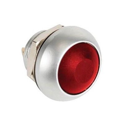 Bouton Poussoir Mini Métal Rouge - Off-(On) - 400mA - 1P Spst - Publicité Bouton Poussoir Mini Métal Rouge - Off-(On) - 400mA - 1P Spst - Publicité
