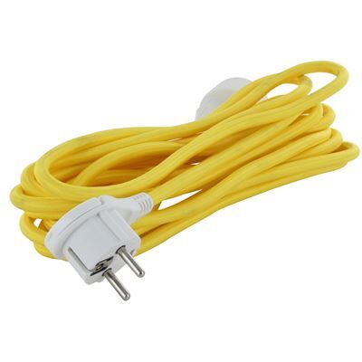 Chacon 66794 Cordon d'extension textile - 3m - Jaune - Publicité Chacon 66794 Cordon d'extension textile - 3m - Jaune - Publicité