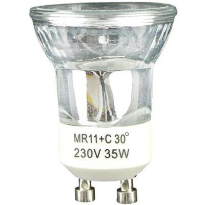 Bailey Ampoule Halogène Dichroïque MR11 230V 35W 30° GU10 - Publicité Bailey Ampoule Halogène Dichroïque MR11 230V 35W 30° GU10 - Publicité
