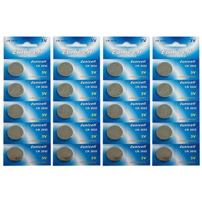 Non communiqué Pack de 20 Piles ithium CR2032 CR 2032 bouton lplates 3V DL2032, BR2032, 5004LC, KL2032, L2032, ECR2032, KCR2032, E-CR2032, KECR2032, SB-T15, L14- IRIOS - - Publicité Non communiqué Pack de 20 Piles ithium CR2032 CR 2032 bouton lplates 3V DL2032, BR2032, 5004LC, KL2032, L2032, ECR2032, KCR2032, E-CR2032, KECR2032, SB-T15, L14- IRIOS - - Publicité