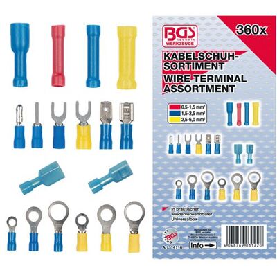 Non communiqué assortiment bgs technic de 360 cosses electriques isolees - Bgs Technic - Publicité Non communiqué assortiment bgs technic de 360 cosses electriques isolees - Bgs Technic - Publicité