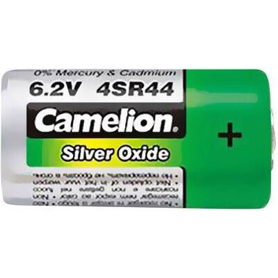 Pile photo 4SR44 oxyde dargent Camelion 4SR44 145 mAh 6.2 V - Publicité Pile photo 4SR44 oxyde dargent Camelion 4SR44 145 mAh 6.2 V - Publicité