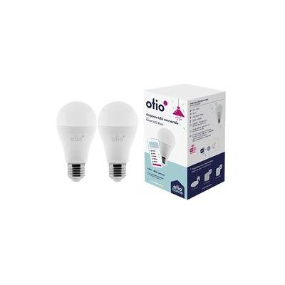 Non communiqué Pack de 2 ampoules connectées wifi led e27 10w - otiohome - Publicité Non communiqué Pack de 2 ampoules connectées wifi led e27 10w - otiohome - Publicité