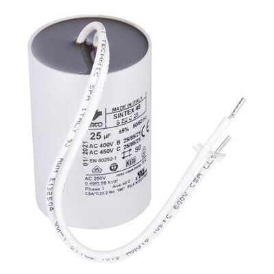 FAAC 76012625 Condensateur - 25uF, 250VAC, 2 Pièces - Publicité FAAC 76012625 Condensateur - 25uF, 250VAC, 2 Pièces - Publicité