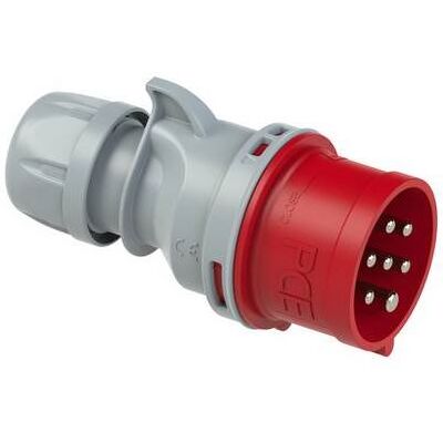 Non communiqué Mâle CEE 32 A 7 pôles PCE Shark 027-6v 400 V rouge, gris - Publicité Non communiqué Mâle CEE 32 A 7 pôles PCE Shark 027-6v 400 V rouge, gris - Publicité