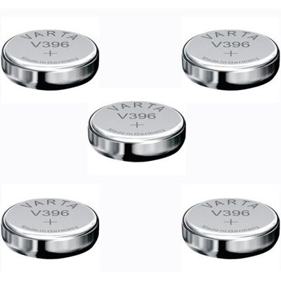 Varta 5 Piles oxyde argent 396 SR926W Argent - Publicité Varta 5 Piles oxyde argent 396 SR926W Argent - Publicité