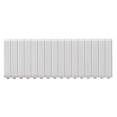 Couvercle modulaire gris VZ413 de Hager - 6 modules - Publicité Couvercle modulaire gris VZ413 de Hager - 6 modules - Publicité