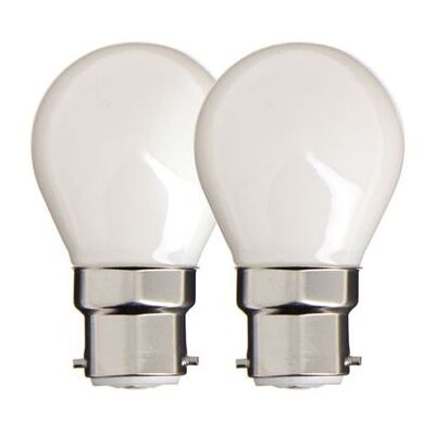 Non communiqué Xanlite - Lot de 2 ampoules Filament LED P45 Opaque, culot B22, 806 Lumens, equivalence 60 W, 2700 Kelvins, Blanc chaud - PACK2RFB806PO BLANC - Publicité Non communiqué Xanlite - Lot de 2 ampoules Filament LED P45 Opaque, culot B22, 806 Lumens, equivalence 60 W, 2700 Kelvins, Blanc chaud - PACK2RFB806PO BLANC - Publicité