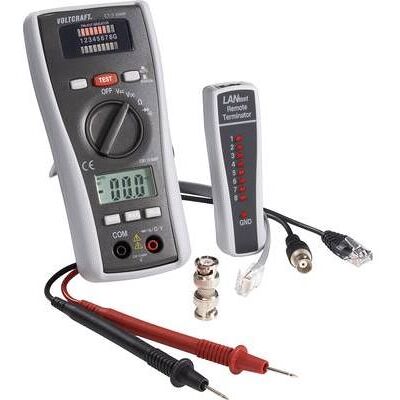 Non communiqué Testeur de câbles CT-3 DMM VOLTCRAFT CT-3 DMM Convient pour BNC, RJ11 et RJ45 - Publicité Non communiqué Testeur de câbles CT-3 DMM VOLTCRAFT CT-3 DMM Convient pour BNC, RJ11 et RJ45 - Publicité