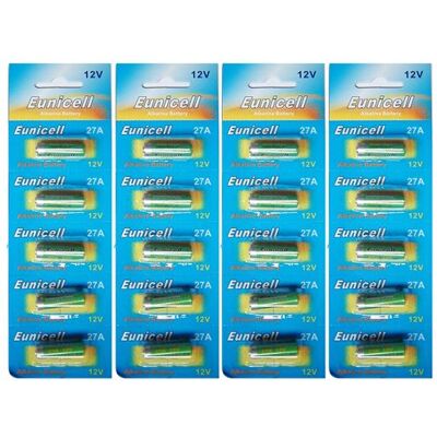 Non communiqué Pack de 20 Piles 27A Alcaline 12V A27, A27BP, A27S, AG27, B-1, CA22, EL-812, G27A, GP27, GP27A, L828, MN27, R27A - IRIOS - - Publicité Non communiqué Pack de 20 Piles 27A Alcaline 12V A27, A27BP, A27S, AG27, B-1, CA22, EL-812, G27A, GP27, GP27A, L828, MN27, R27A - IRIOS - - Publicité