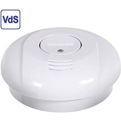 Détecteur de fumée Cordes Haussicherheit CC-5/evo10 - Batterie 10 ans - Norme de sécurité - Publicité Détecteur de fumée Cordes Haussicherheit CC-5/evo10 - Batterie 10 ans - Norme de sécurité - Publicité