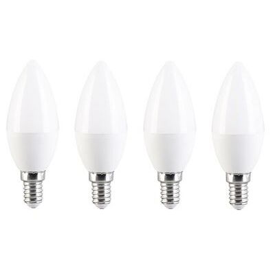 Non communiqué Luminea : 4 ampoules bougies E14 - 3 W - 240 lm - Blanc chaud Blanc chaud - Publicité Non communiqué Luminea : 4 ampoules bougies E14 - 3 W - 240 lm - Blanc chaud Blanc chaud - Publicité