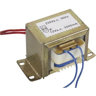 Velleman TRANFORMATEUR CHASSIS OUVERT 42 VA 1 x 12 V~ 3500 mA max. Publicité Velleman TRANFORMATEUR CHASSIS OUVERT 42 VA 1 x 12 V~ 3500 mA max. Publicité