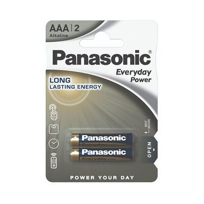 Non communiqué PANASONIC Blister de 2 Piles Alcalines Everyday Power SILVER Batterie AAA 1,5V - Publicité Non communiqué PANASONIC Blister de 2 Piles Alcalines Everyday Power SILVER Batterie AAA 1,5V - Publicité