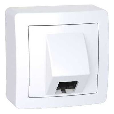 Schneider Electric Prise RJ 45 Alréa - Catégorie 6 UTP - Complet - Publicité Schneider Electric Prise RJ 45 Alréa - Catégorie 6 UTP - Complet - Publicité