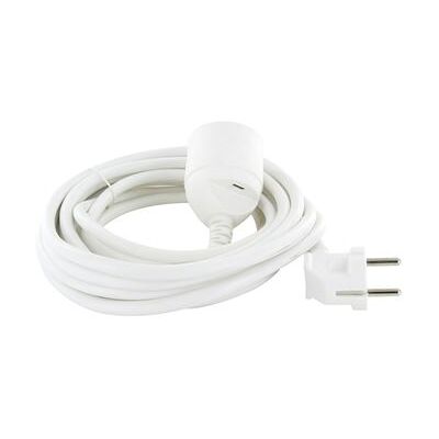 Non communiqué Chacon - Rallonge + USB-C 5m - Blanc Blanc - Publicité Non communiqué Chacon - Rallonge + USB-C 5m - Blanc Blanc - Publicité
