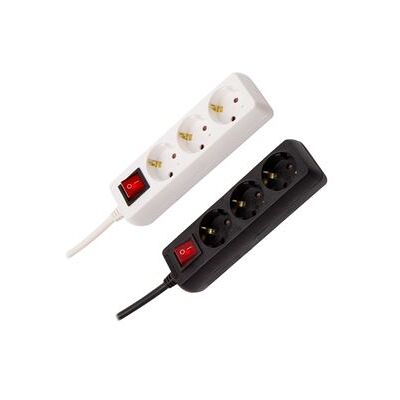 LEDKIA - Ciabatta Multipla 3 Prises Schuko 1.5m - Blanc - multiprise - Publicité LEDKIA - Ciabatta Multipla 3 Prises Schuko 1.5m - Blanc - multiprise - Publicité
