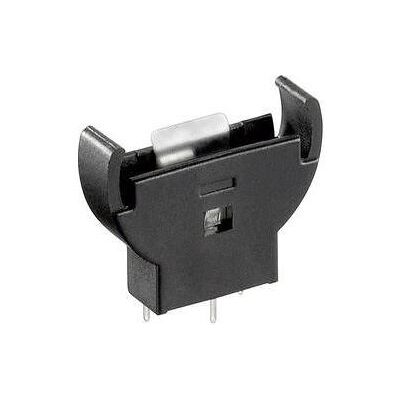 Support pile bouton CR2032 Goobay 46159 Noir - Publicité Support pile bouton CR2032 Goobay 46159 Noir - Publicité