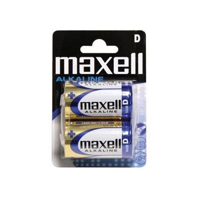 Blister de 2 piles LR20 MAXELL 1.5 Volts Alcaline AAA 0% de mercure - Publicité Blister de 2 piles LR20 MAXELL 1.5 Volts Alcaline AAA 0% de mercure - Publicité
