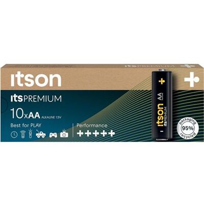 Itspremium Itson Pack de 10 Piles AA 1,5V - Piles - Publicité Itspremium Itson Pack de 10 Piles AA 1,5V - Piles - Publicité