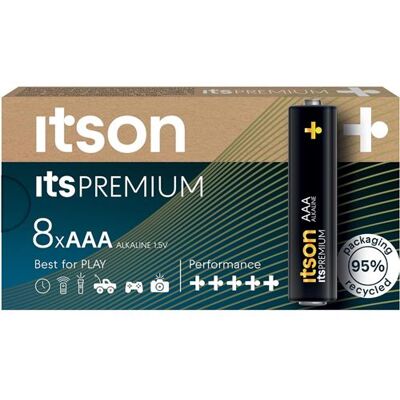 Non communiqué ITSON Pack de 8 Piles Alcalines LR03/AAA 1,5V itsPREMIUM - Publicité Non communiqué ITSON Pack de 8 Piles Alcalines LR03/AAA 1,5V itsPREMIUM - Publicité