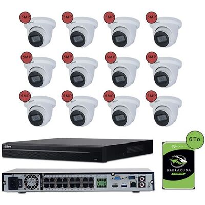 Bosch KOMELEC Pack de vidéosurveillance ip poe 12 caméras dôme 5 mp - 20 jours d'enregistrement Blanc - Publicité Bosch KOMELEC Pack de vidéosurveillance ip poe 12 caméras dôme 5 mp - 20 jours d'enregistrement Blanc - Publicité