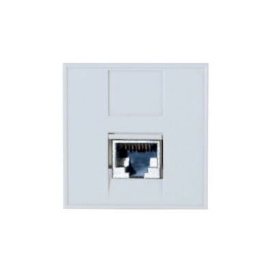 DEXLAN Plastron 45X45 droit 1 port RJ45 cat 6 stp - Publicité DEXLAN Plastron 45X45 droit 1 port RJ45 cat 6 stp - Publicité